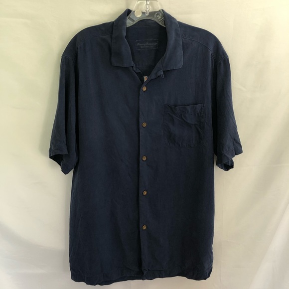 Tommy Bahama Embroidered Skateboards Shirt Silk M - Picture 3 of 5